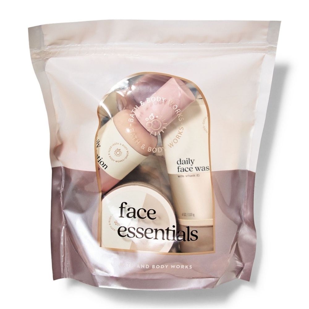 Bath and body works Face essentials/face wash/daily face lotion/clay mask